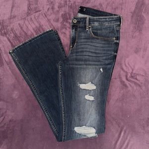 Hollister Low-Rise Boot cut Denim Jeans size 11 Long
